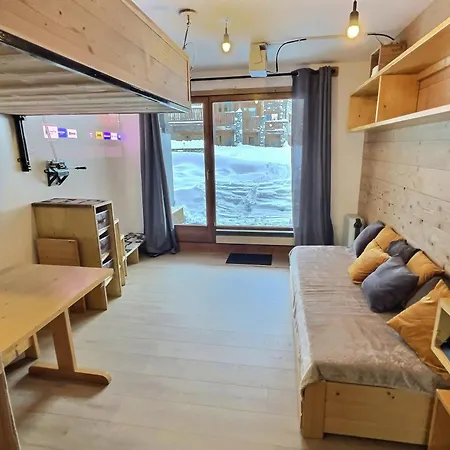 Studio 4 Pers, Val-D'Isere Centre, Terrasse - Fr-1-411-973 דירה *